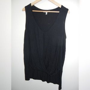 Black wrap tank top